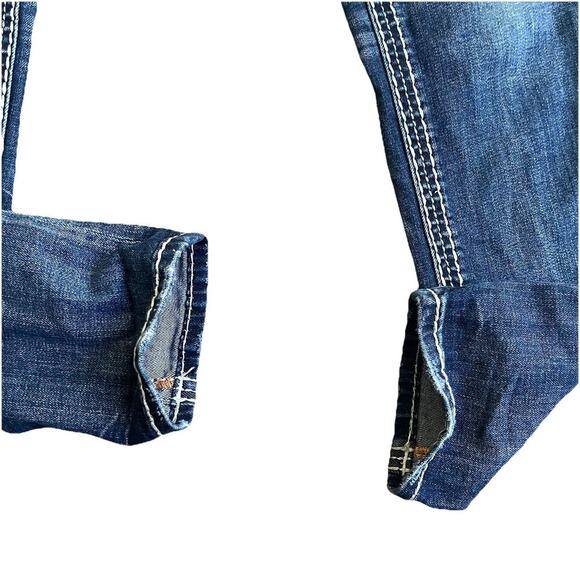 Rock Revival Dania Easy Skinny Jeans Size 25 Waist 29 Embroidered Western - Picture 4 of 8